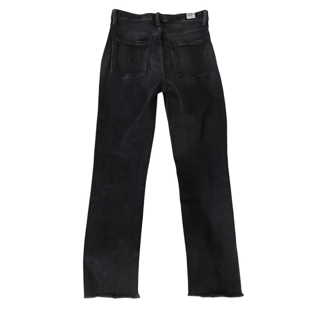 Frank & Eileen Derry Signature Slim Straight Washed Black Raw Hem Jeans Size 27 - Picture 11 of 14
